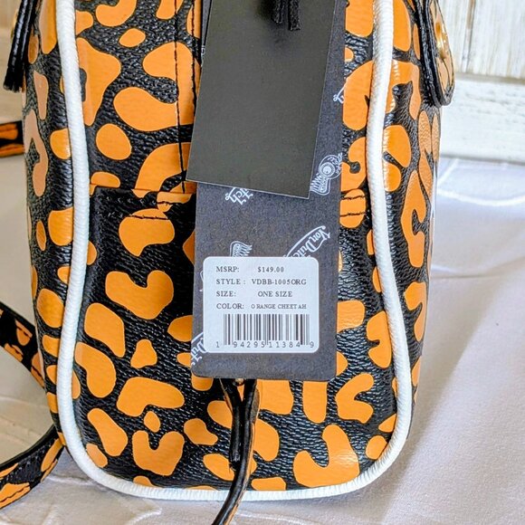 NWT Von Dutch Orange Cheetah Bowling Bag 🐆 - Picture 4 of 7